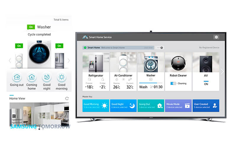 Samsung Smart Home - app domotica